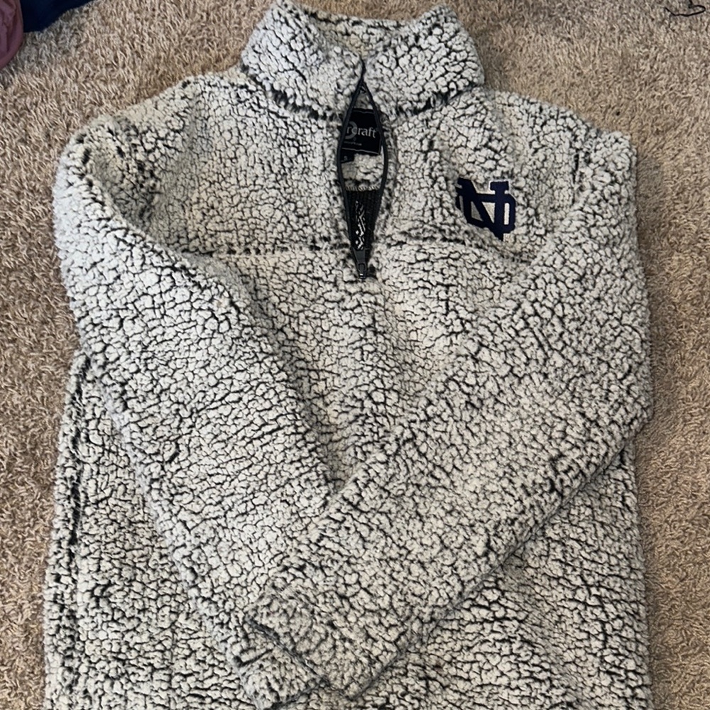 Women’s Gray Sherpa Jacket
